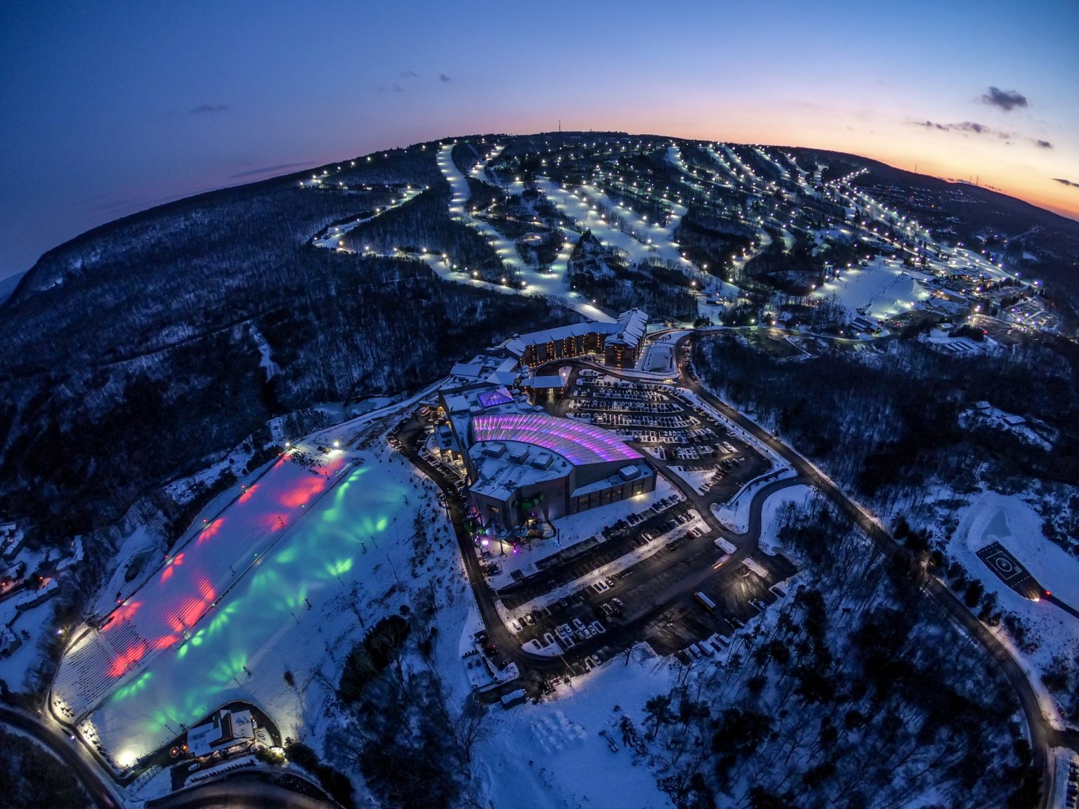 Snow Tubing Poconos Camelback Resort